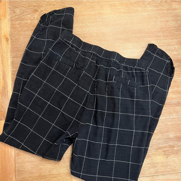 Marine Layer Allison Pant Black Windowpane XS - Picture 9 of 10